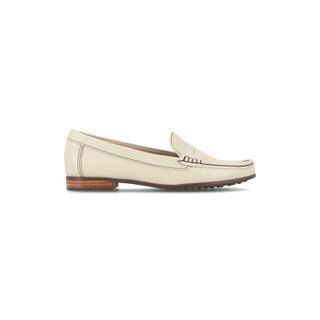 MOCASIN GALGO REPTIL CREMA