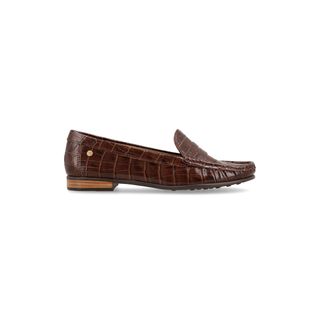 MOCASIN GALGO CHOCOLATE CROCO