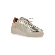 SNEAKER ADELAIDA DORADO/CROCO