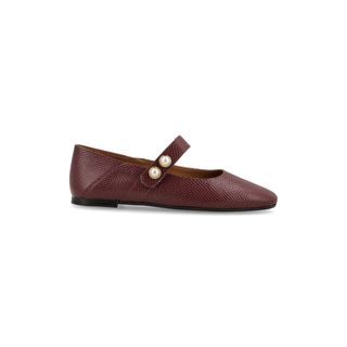 BALLERINA QUINCY REPTIL/BORDEAUX