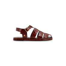 Sandalia AMAZONA CHOCOLATE CROCO