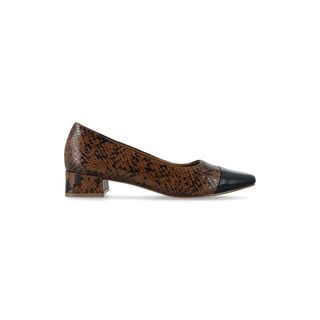 Zapato QUIZ REPTIL COGNAC