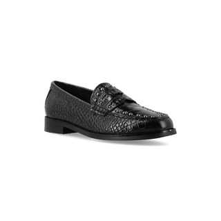MOCASIN TRANCOSO NEGRO CROCO