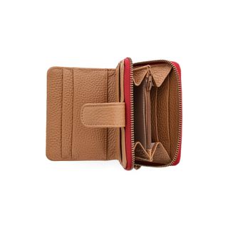 Billetera TULIPAN COGNAC MIX