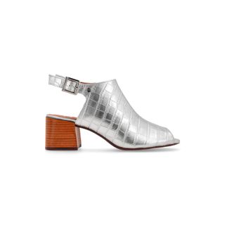 Sandalia LUCY PLATA CROCO