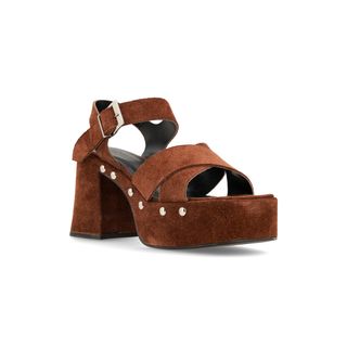 Sandalia CROSS CHOCOLATE